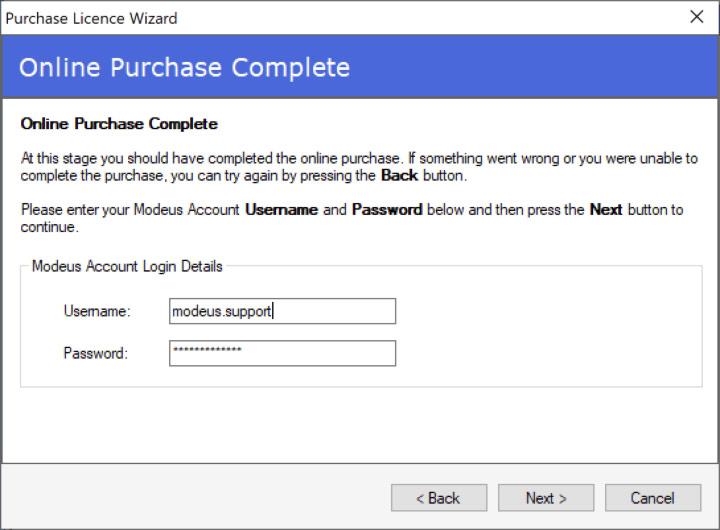 DDBook License purchase screenshot